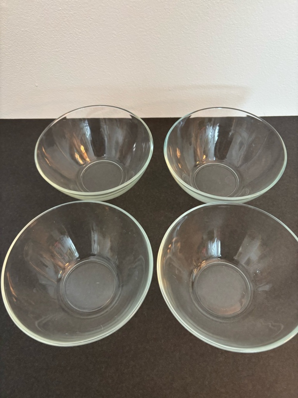 Arcoroc Clear Glass Bowls Set of 4